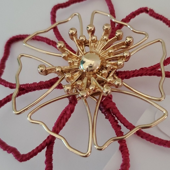 🆕️  Statement Earrings Wired with Thread Details - Picture 6 of 6